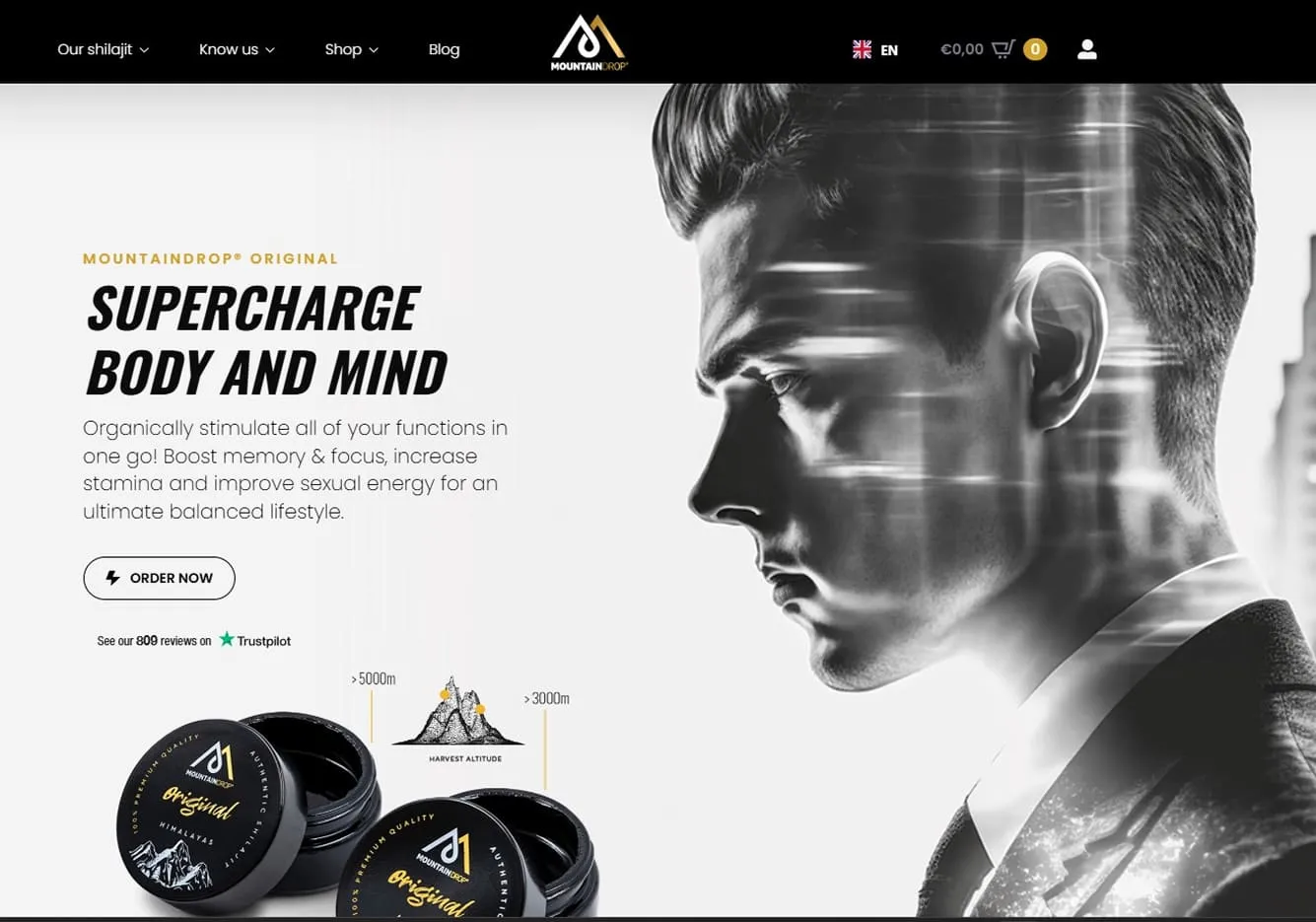 Avis MountainDrop Shilajit : Test Complet 2025